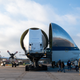 Ilustración para el artículo titulado El primer vuelo de la nave Orion de la NASA, en las entrañas del avión Super Guppy, en fotos